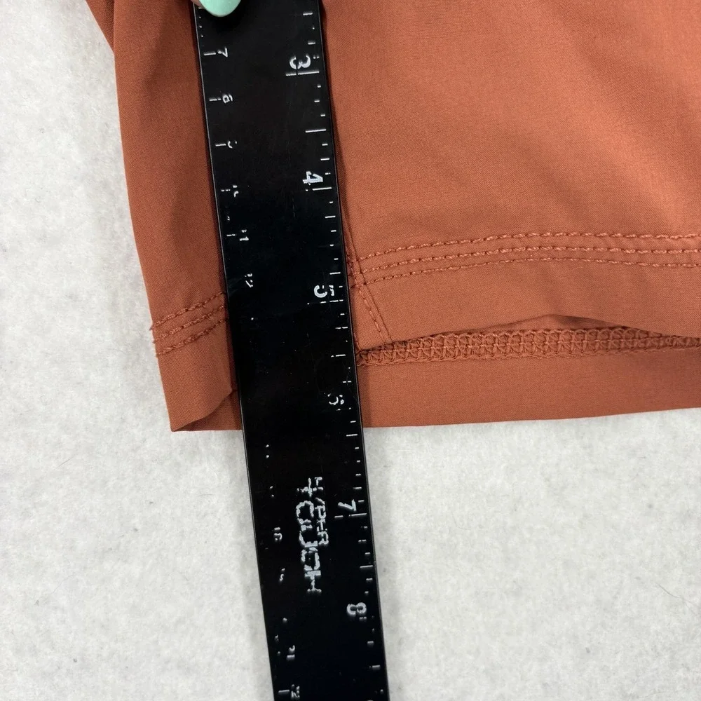 Vuori Kore Short Mens 2XL Orange Lined Quick Dry Elastic Waist Gym Swim Beach